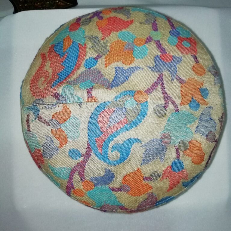 Colourful Floral Kashmiri Kani Cap - Image 2