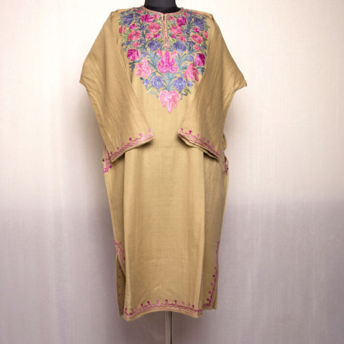 Beige Chinari Aari Pheran - Image 2