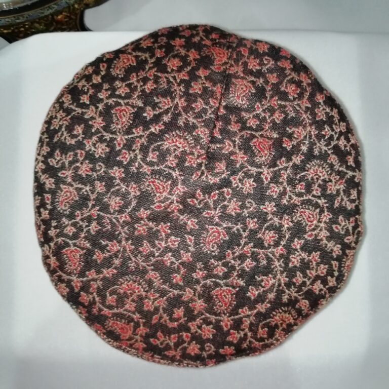 Black Special Badami Kashmiri Kani Cap - Image 2