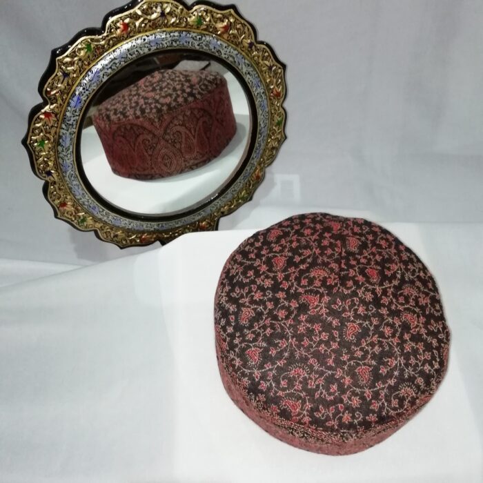 Black Special Badami Kashmiri Kani Cap - Image 3