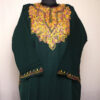 Dark Green with Mustard Aari Naal Pheran