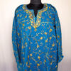 Blue II Aari Jali Cashmilon Pheran