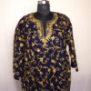 Dark Blue 2 Aari Jali Cashmilon Pheran