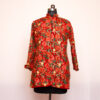 Maroon Chinari Heavy Aari Cashmilon Short Jacket