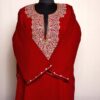 Red Zari Cashmilon Pheran