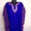 Blue Cashmilon III Sidepanel Pheran with Fine Aari