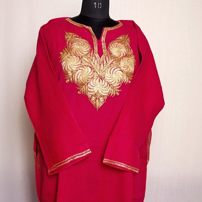 Pink Raffal Tilla Pheran