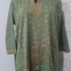 Light Green All Over Hand Sozni Pure Raffal Pheran