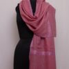 Pink Pashmina Intricate Sozni Work Stole