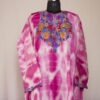 Pink Posh Tie-Dye Cashmilon Aari Pheran