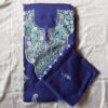 Dark Blue Wool Aari 3pc Suit