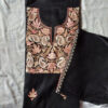Black Pure Wool Aari 3pc Suit