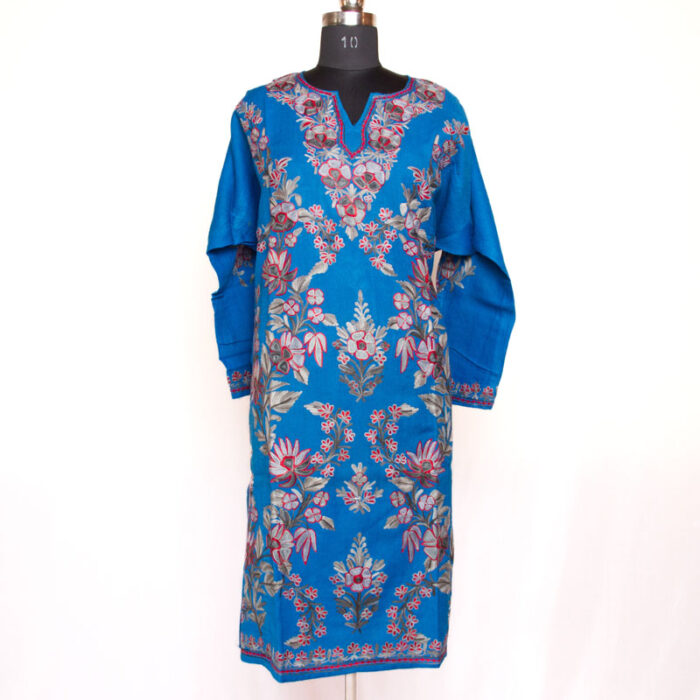 Blue Raffal Beautiful Aari Phiran