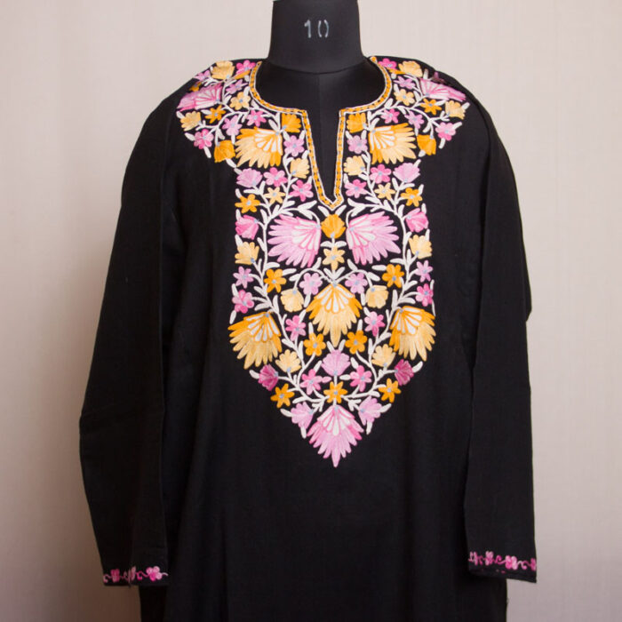 Black Polywool Aari Phiran