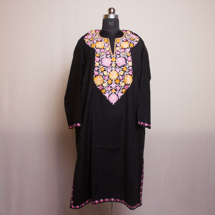 Black Polywool Aari Phiran - Image 2