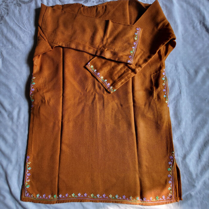 Black Aari Fine Cashmilon Pheran L32 - Image 3