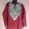 Maroon Badam Aari Cashmilon Pheran