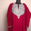Noori Pink Cashmilon Aari Pheran