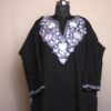 Black Floral Shahi Aari Work Cashmilon Pheran