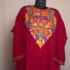Pink Rangi Aari Work Cashmilon Pheran