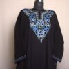 Black Blue Work Cashmilon Pheran