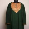Dark Green Raffal Hand Aari Pheran