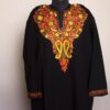 Black Shami Aari Premium Cashmilon Pheran