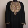Black Ansab Raffal Hand Aari Pheran