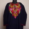 Dark Blue Snober Aari Cashmilon Pheran