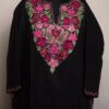 Black Guleb Aari Cashmilon Pheran