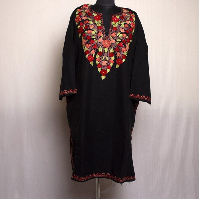 Black Hoor Aari Cashmilon Pheran - Image 2