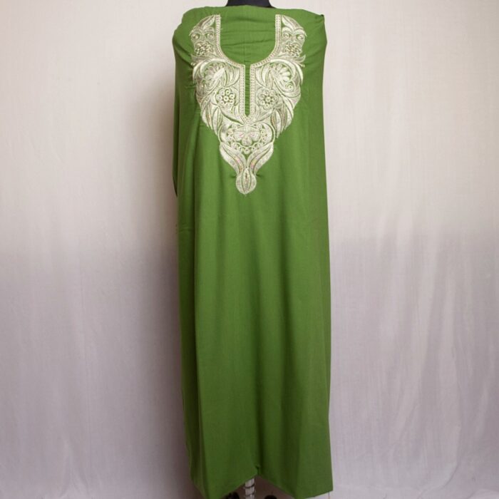 Green Spun Tilla 2pc Suit - Image 3