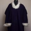 Dark Blue Cashmilon Fur Pheran