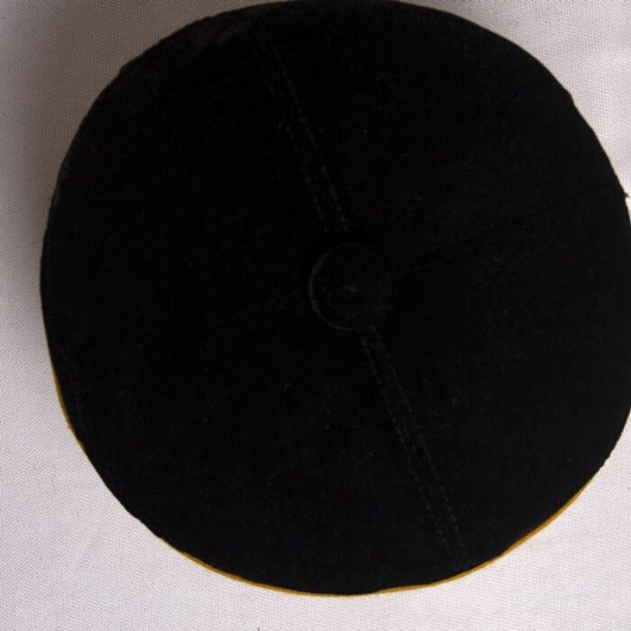 Shahi Pure Pashmina & Velvet Hand Sozni Cap - Image 3