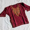 Maroon Kids Traditional Kashmiri  Pheran L19.5