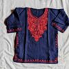 Navy Blue Badam Kids Traditional Kashmiri Pheran L20