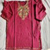 Maroon Aari Fine Cashmilon Pheran L31