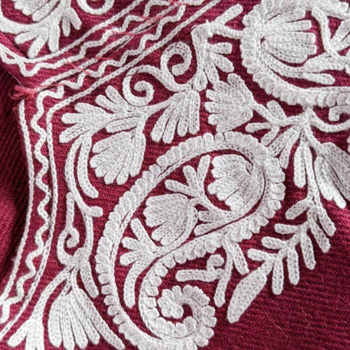 Pink Aari Fine Cashmilon Pheran L35 - Image 3