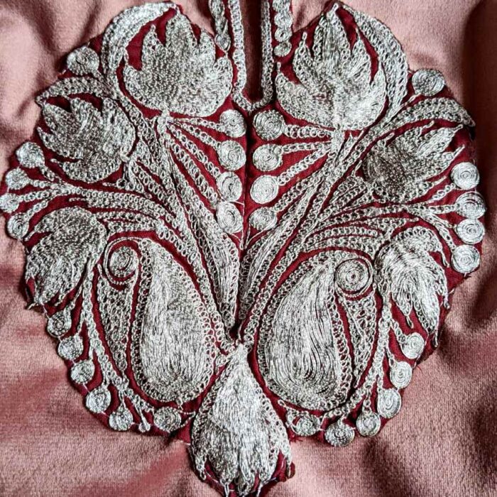 Velvet Kids Traditional Kashmiri  Pheran Set - Image 3