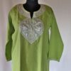 Green Ruby Cotton Tilla Kurta