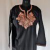 Black Ruby Cotton Tilla Kurta