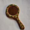Paper Machie Flower Hand Mirror