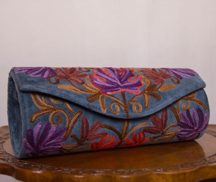 Pretty Clutch with Aari Embroidery