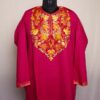 Pink Chinari Cashmilon Aari Pheran