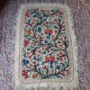 Tree Life Handmade Aari Embroidered Namda Rug 5ft x3ft