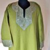 Light Green Zari Cashmilon Pheran