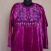 Magenta Velvet Chinari Aari Pheran