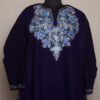 Dark Blue Aabi Cashmilon Aari Pheran