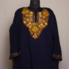 Dark Blue Harud Cashmilon Aari Pheran
