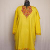 Yellow Cashmilon Kashmiri Short Pheran (L35)
